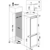 Whirlpool Built-in Combi Refrigerator - 250L - Total No Frost - Class E - White - WHC18 T322