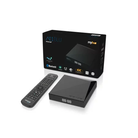 Amiko A11 Blu - 2GB/16GB - Android 11 - IPTV Box - (MyTV3 - Dual-Band - Gigabit - RCU BT)