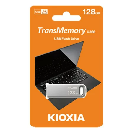 Pen Drive Kioxia TransMemory U366 - 128GB USB 3.2 - Metal