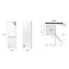 Frigorífico Combinado Samsung - 344L - No Frost / Wi-Fi / SpaceMax - Branco - RB34C600CWW|Samsung|8806095076775