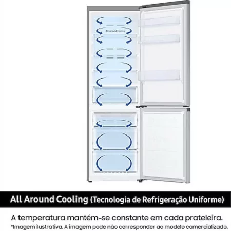 Frigorífico Combinado Samsung - 344L - No Frost / Wi-Fi / SpaceMax - Branco - RB34C600CWW|Samsung|8806095076775