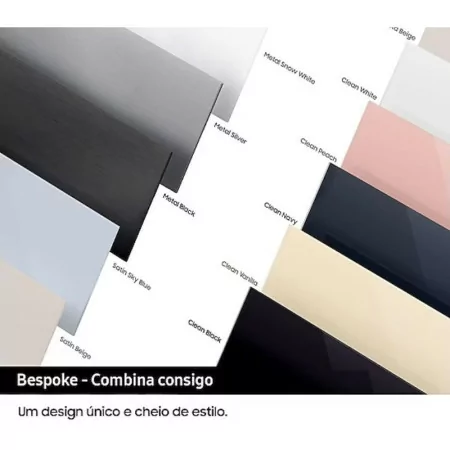 Frigorífico Combinado Teka - 344L - BeSpoke / No Frost / Wi-Fi - Preto - RB34C7B5D22/EF|Samsung|8806095077901