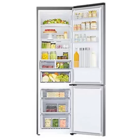 Samsung Combined Refrigerator - 387L - No Frost / Wi-Fi / Twin Cooling - Stainless Steel - RB38C607AS9/EF
