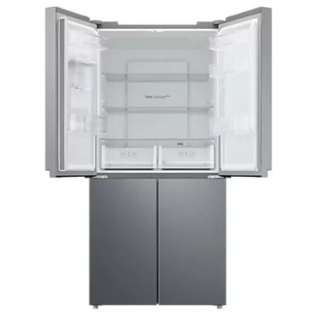 Frigorífico Side By Side Samsung - 488L - No Frost / Twin Cooling - Cinza Mate - RF48A401EM9/EF|Samsung|8806095057965