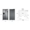 Frigorífico Side By Side Samsung - 634L - No Frost / Wi-Fi / Twin Cooling - Inox Refinado - RS68CG852DS9EF|Samsung|8806095006581