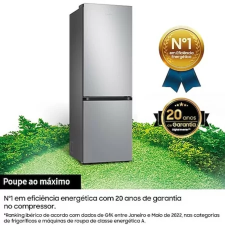 Frigorífico Combinado Samsung - 344L - No Frost / Wi-Fi / SpaceMax - Look Inox - RB34C600CSA/EF|Samsung|8806094767858