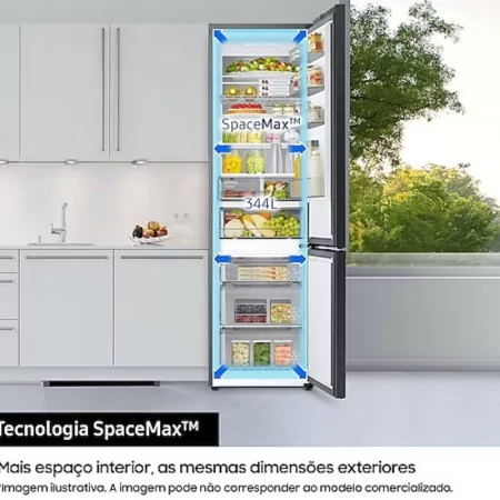 Frigorífico Combinado Samsung - 344L - No Frost / Wi-Fi / SpaceMax - Look Inox - RB34C600CSA/EF|Samsung|8806094767858