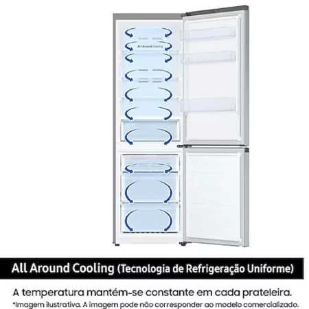 Frigorífico Combinado Samsung - 341L - No Frost / Wi-Fi / Space Max - Look Inox - RB34C632DSA/EF|Samsung|8806094989861