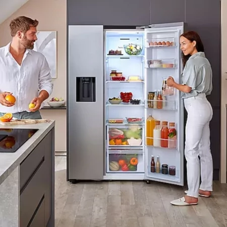 Frigorífico Side By Side Samsung - 634L - No Frost / SpaceMax / Twin Cooling Plus - Inox Refinado - RS67A8810S9/EF|Samsung|8806090805219
