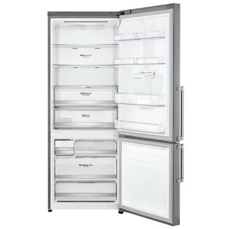 LG Refrigerator Combo - 461L - No Frost / Door Cooling+ / Wi-Fi - Shiny Steel - GBF567PZCMB