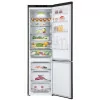 LG Combined Refrigerator - 384L - No Frost / DoorCooling+ - Black - GBB92MCB2