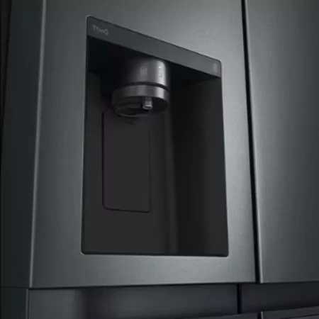 Frigorífico Side By Side LG - 635L - No Frost / Door Cooling+™ / Multi-Air Flow™ - Matte Black - GSLV71MCT|LG|8806091426987