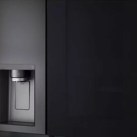 Frigorífico Side By Side LG - 635L - No Frost / InstaView™ / Door in Door™ - Matte Black - GSXV91MCAE|LG|8806091270320