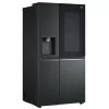 Frigorífico Side By Side LG - 635L - No Frost / InstaView™ / Door in Door™ - Matte Black - GSXV91MCAE|LG|8806091270320