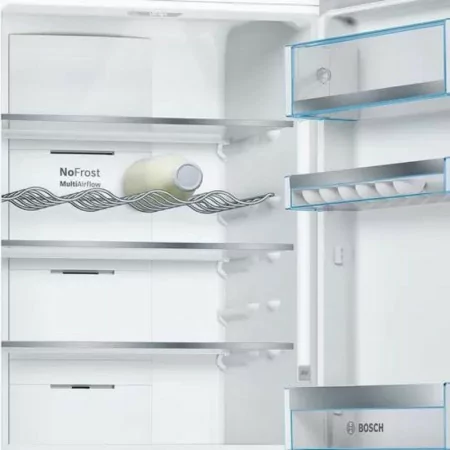 Bosch Combined Refrigerator - 258L - No Frost / Series 8 - Stainless Steel - KGF39PIDP