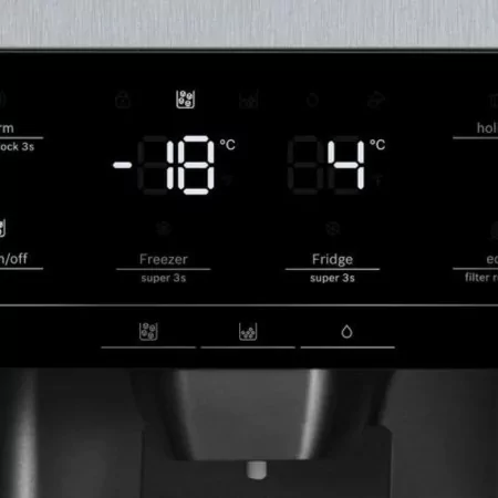 Bosch Side By Side Refrigerator - 562L - No Frost / Series 6 - Stainless Steel - KAD93AIEP