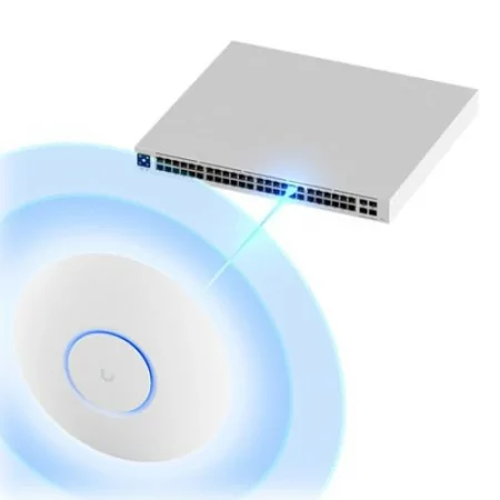 Ubiquiti Access Point - Wi-Fi 6 - Dual-Band - Gigabit - PoE - Ceiling Mount - U6+