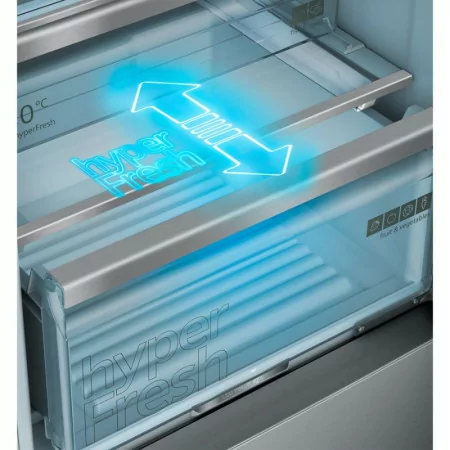 Siemens Side By Side Refrigerator - 605L - No Frost / Home Connect - Stainless Steel Black - KF96NAXEA