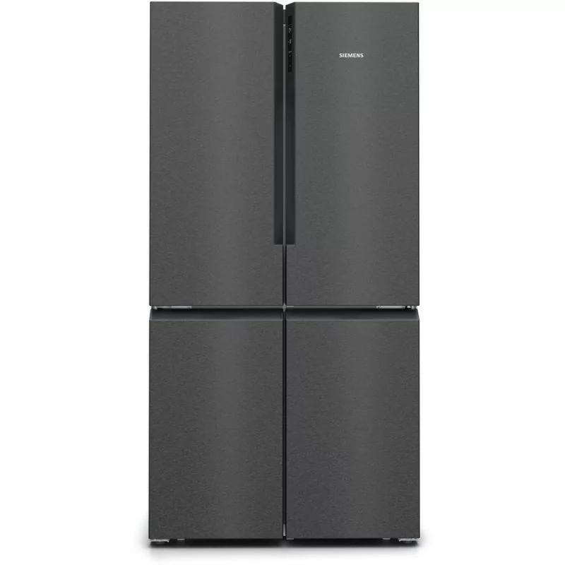 Siemens Side By Side Refrigerator - 605L - No Frost / Home Connect - Stainless Steel Black - KF96NAXEA