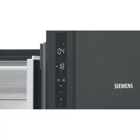 Siemens Side By Side Refrigerator - 605L - No Frost / Home Connect - Stainless Steel Black - KF96NAXEA