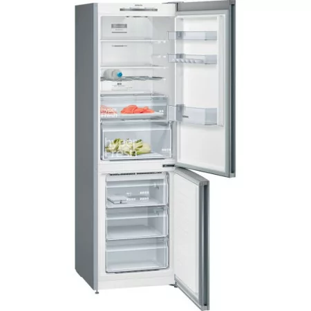 Siemens Combined Refrigerator - 326L - No Frost / MultiAirFlow - Stainless Steel - KG36NVIEC