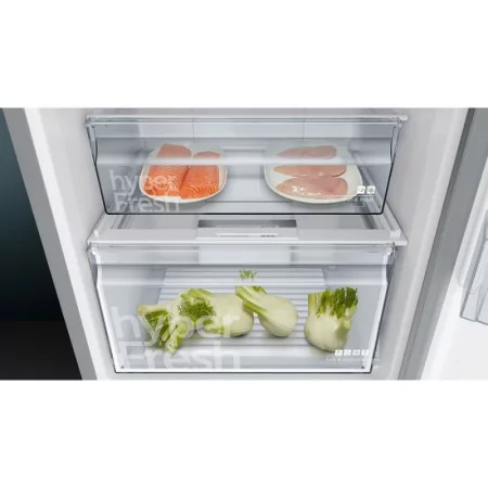 Siemens Combined Refrigerator - 326L - No Frost / MultiAirFlow - Stainless Steel - KG36NVIEC