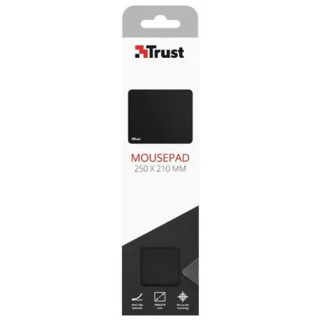 Alfombrilla trust estándar 24193/ 3 x 250 x 210mm/ negra