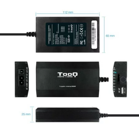 TooQ Laptop Charger - TQLC-100BS01M