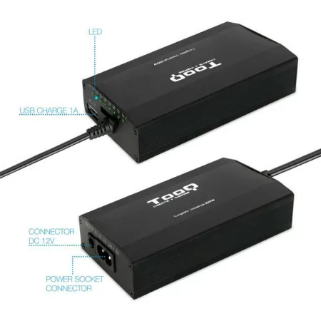 TooQ Laptop Charger - TQLC-100BS01M