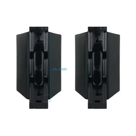 TooQ Amplifier Speakers - 2.0 / Wall Mount - 60W - Black - TQOWS-01B