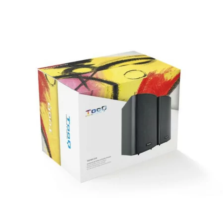 TooQ Amplifier Speakers - 2.0 / Wall Mount - 60W - Black - TQOWS-01B
