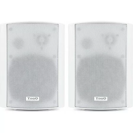 TooQ Amplifier Speakers - 2.0 / Wall Mount - 60W - White - TQOWS-01B