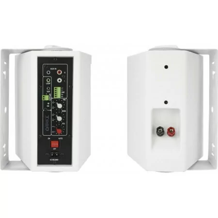 TooQ Amplifier Speakers - 2.0 / Wall Mount - 60W - White - TQOWS-01B