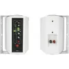TooQ Amplifier Speakers - 2.0 / Wall Mount - 60W - White - TQOWS-01B