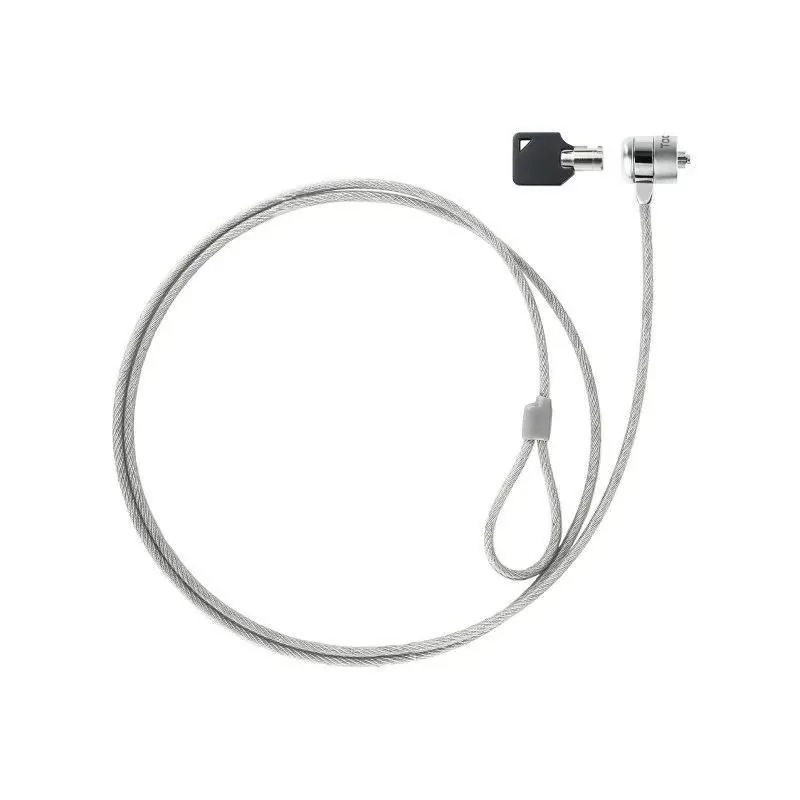 TooQ Universal Security Cable with Key - 1.5M - White - TQCLKC0025