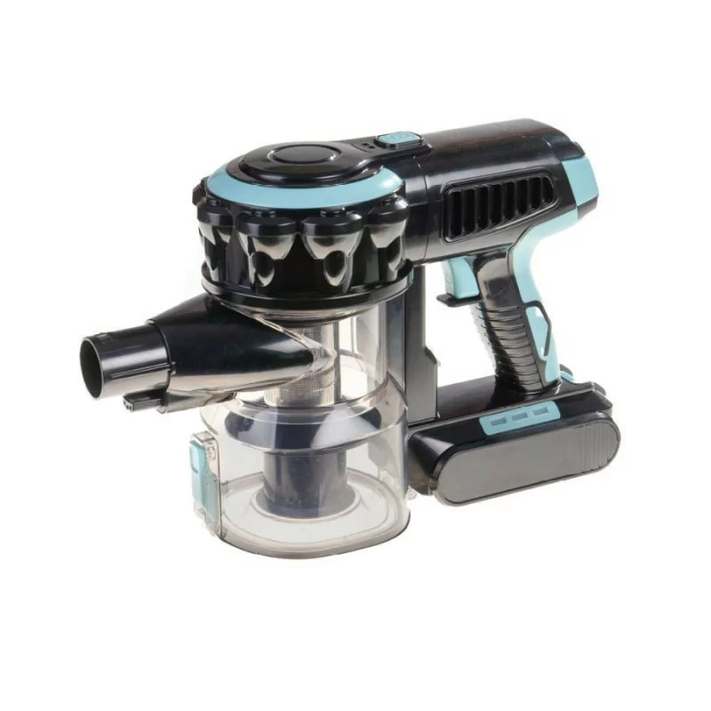 Aspirador Vertical Inalámbrico EDM - 200W - 0.8L - Negro/Azul - 07698