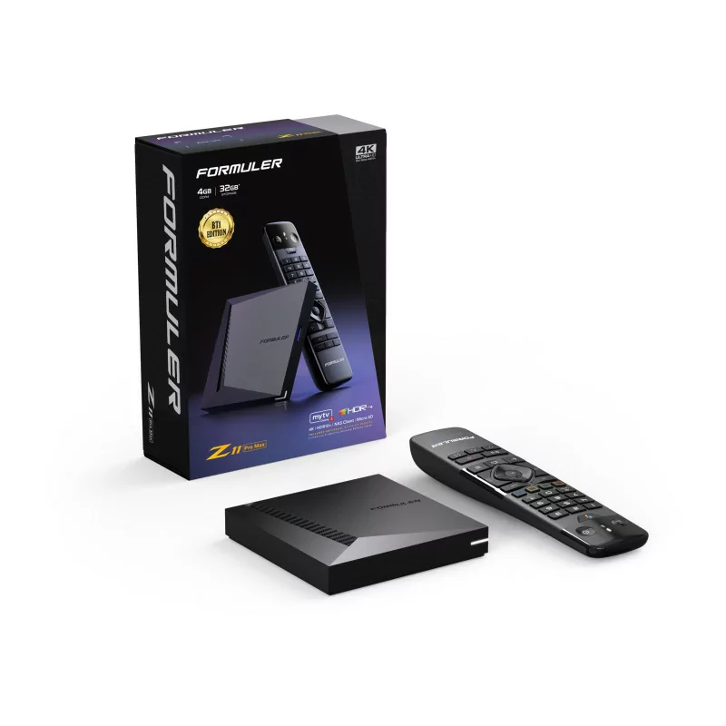 Formuler Z11 Pro Max BT1 Edition - MyTV Online 3 - 4GB/32GB - IPTV Box - Android 4K Formuler Z11 Pro Max BT1 Edition - MyTV Online 3 - 4GB/32GB - IPTV Box - Android 4K