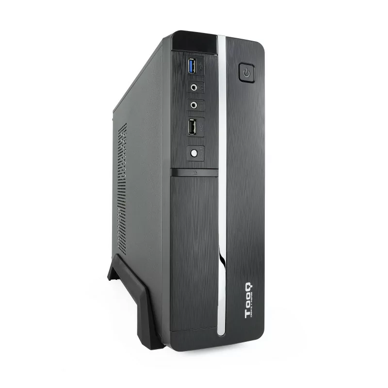 TooQ Slim Case - Black - (MicroATX) - 500W - TQC-3005U3
