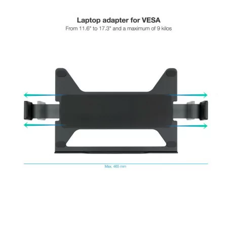 TooQ Laptop Stand / Adapter - Black - TQLH1117-B