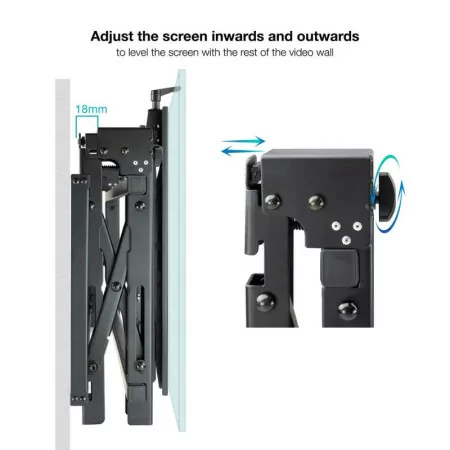 TooQ Screen Stand - VideoWall - 54" / 70" - Black - TQVW5470T