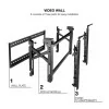 Suporte de Ecrã TooQ - VideoWall - 45" / 70" - Preto - TQVW4570T|TooQ|8433281013056