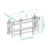 Suporte de Ecrã TooQ - VideoWall - 45" / 70" - Preto - TQVW4570T|TooQ|8433281013056
