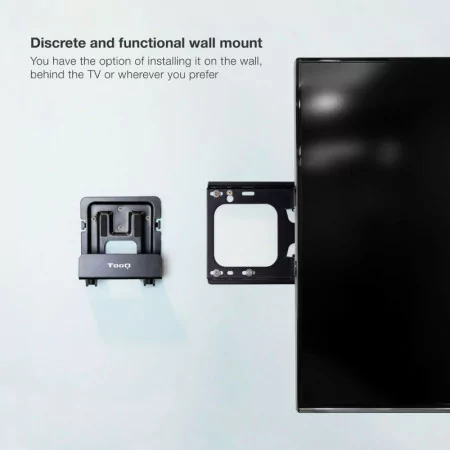 TooQ Universal Support - for (Router, Mini-PC, Receiver...) - Black - TQMPM4776