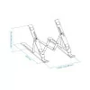 Suporte de Elevação TooQ - Cinzento - TQLRS0033-AL-G|TooQ|8433281012738