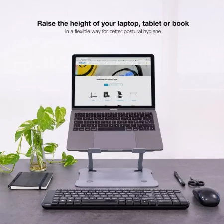 TooQ Lifting Stand - Gray - TQLRS0012-AL-G