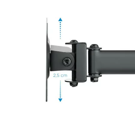 Suporte de Mesa Articulado TooQ - 3 Ecrãs - Preto - DB1327TN-B|TooQ|8433281008267