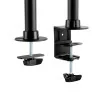 TooQ Hinged Table Stand - 3 Screens - Black - DB1327TN-B