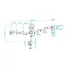 TooQ Hinged Table Stand - 3 Screens - Black - DB1327TN-B