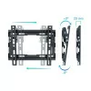 TooQ Wall Mount - 23" / 43" - Black - LP1044T-B