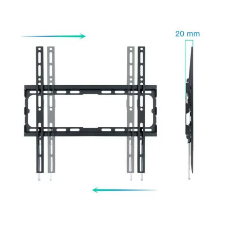 TooQ Wall Mount - 23" / 43" - Black - LP1070F-B